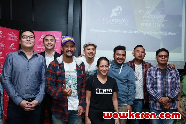 Gambar Foto Temu Media Film 'The Wedding and Bebek Betutu'