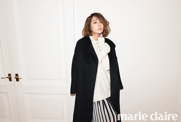 Gambar Foto Lee Min Jung di Majalah Marie Claire Korea Edisi Oktober 2015