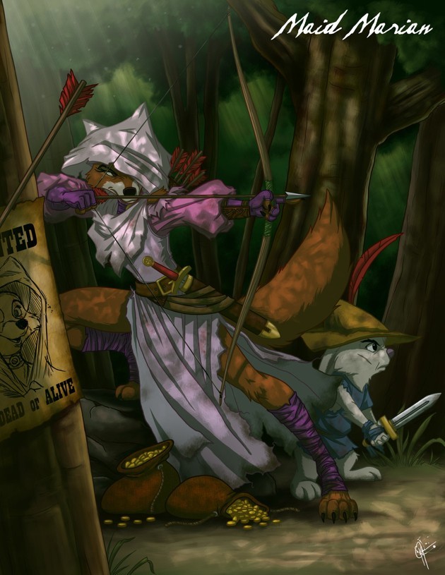 Gambar Foto Garanganya Kekasih Robin Hood, Maid Marian