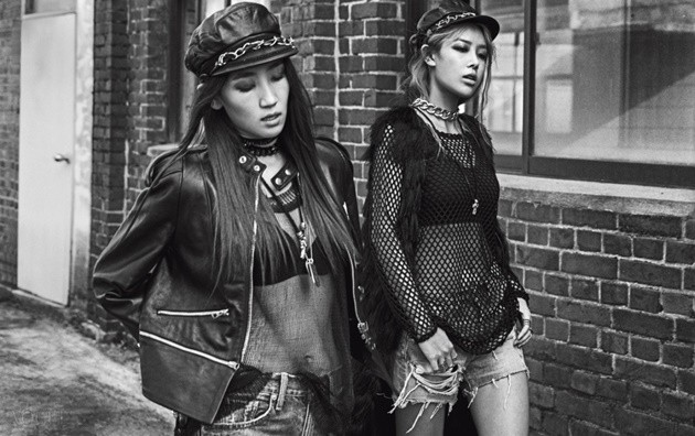 Gambar Foto Yeeun dan Yubin Wonder Girls di Majalah Vogue Edisi September 2015