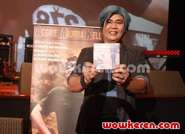 Gambar Foto Aggrie Muarra Kell Luncurkan Album 'Geregetan'