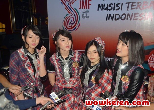 Gambar Foto JKT48 di Konferensi Pers Jakarta Music Festival 2015