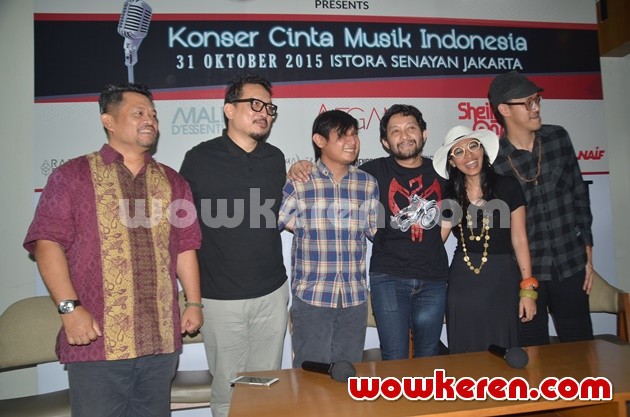 Gambar Foto Konferensi Pers Konser Cinta Musik Indonesia