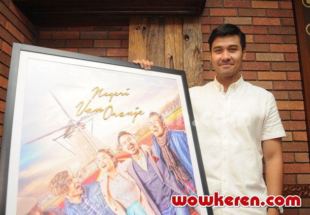 Gambar Foto Chico Jericho Hadiri Peluncuran Poster Resmi Film 'Negeri Van Oranje'
