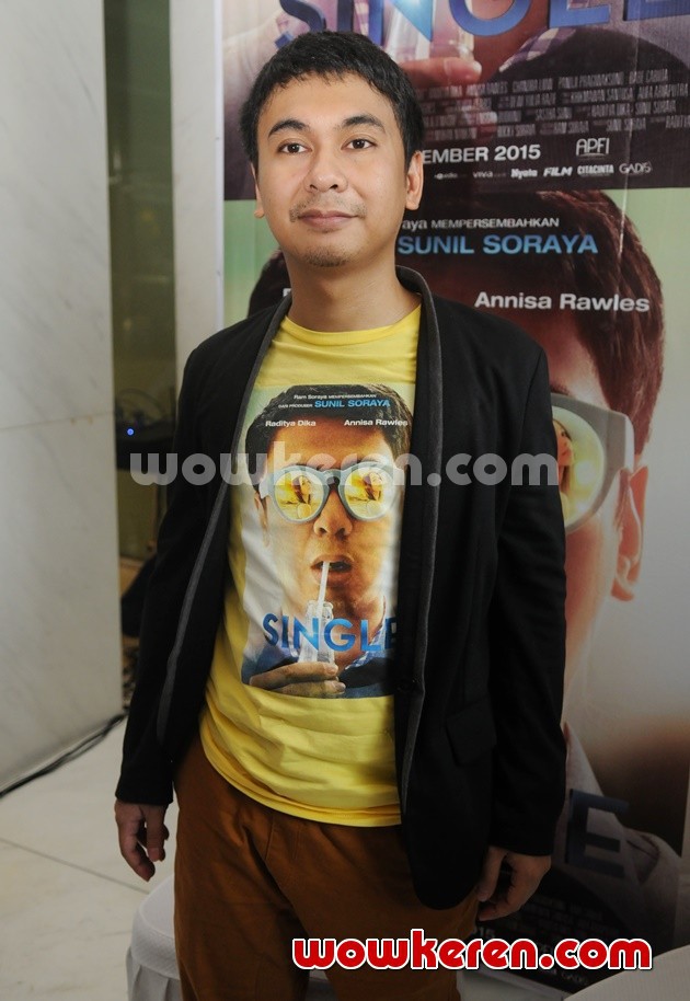Gambar Foto Raditya Dika Hadiri Konferensi Pers Film 'Single'