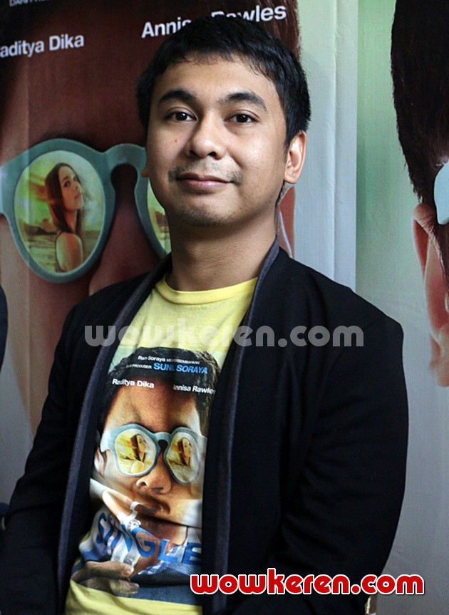 Gambar Foto Raditya Dika Hadiri Konferensi Pers Film 'Single'