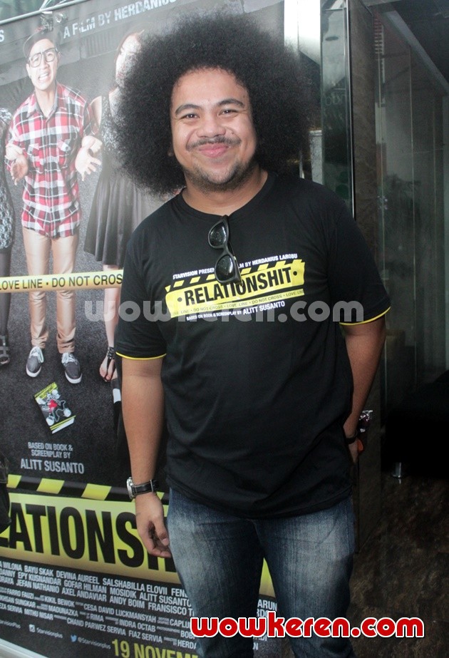 Gambar Foto Andy Boim di Press Screening Film 'Relationshit'