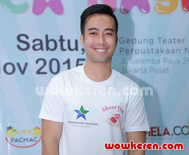 Gambar Foto Vidi Aldiano Dukung Hari Gerakan Membaca Nasional