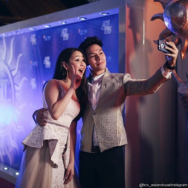 Gambar Foto Fero Walandouw dan Agatha Pricilla Hadir di SCTV Awards 2015