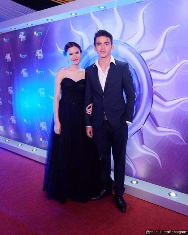 Gambar Foto Michelle Joan dan Christ Laurent Hadir di SCTV Awards 2015