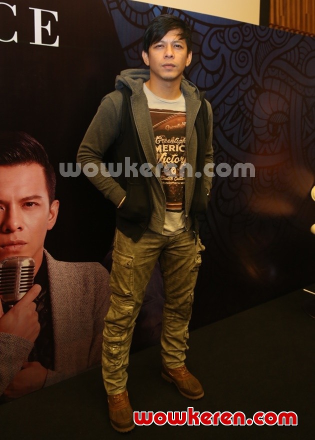 Gambar Foto Ariel di Konferensi Pers Vidio.com Music Battle