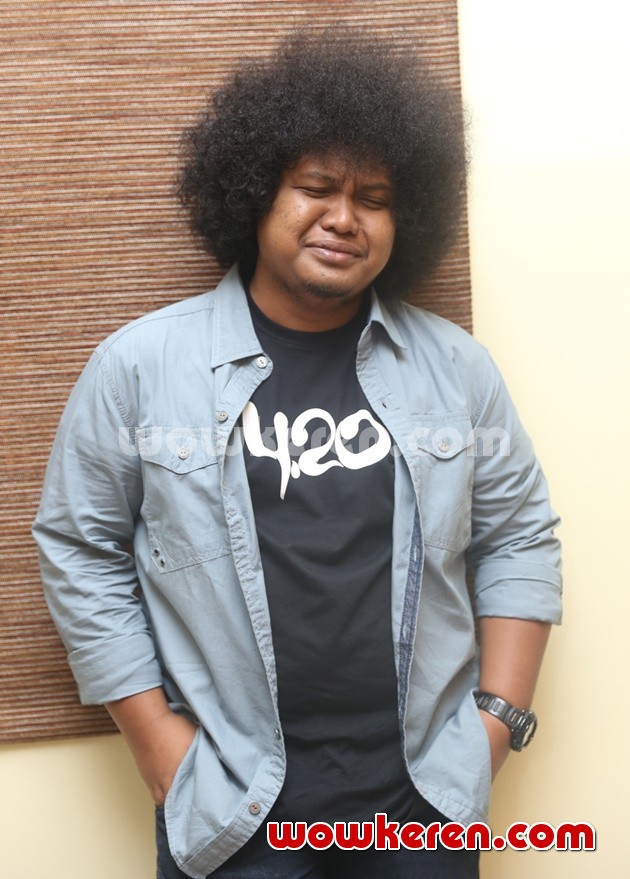 Gambar Foto Babe Cabita di Lokasi Syuting Film 'Get Up Stand Up'