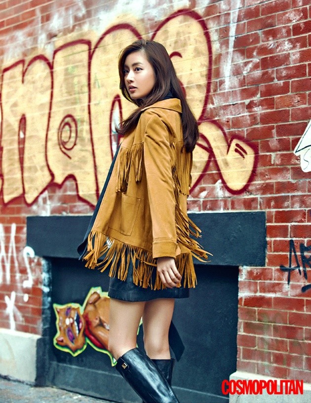 Gambar Foto Kang Sora di Majalah Cosmopolitan Edisi Oktober 2015