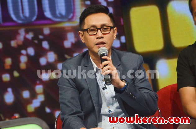 Gambar Foto Eko Patrio di Jumpa Pers Acara 'Super Family 100'