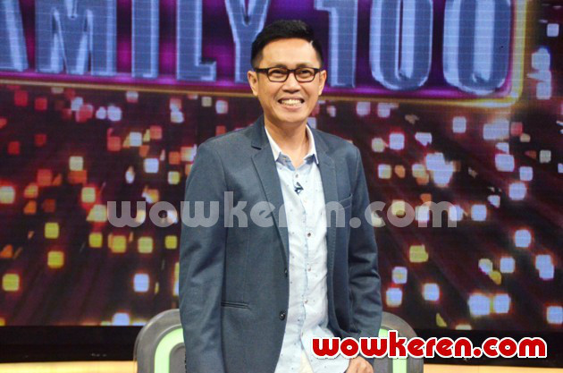 Gambar Foto Eko Patrio di Jumpa Pers Acara 'Super Family 100'
