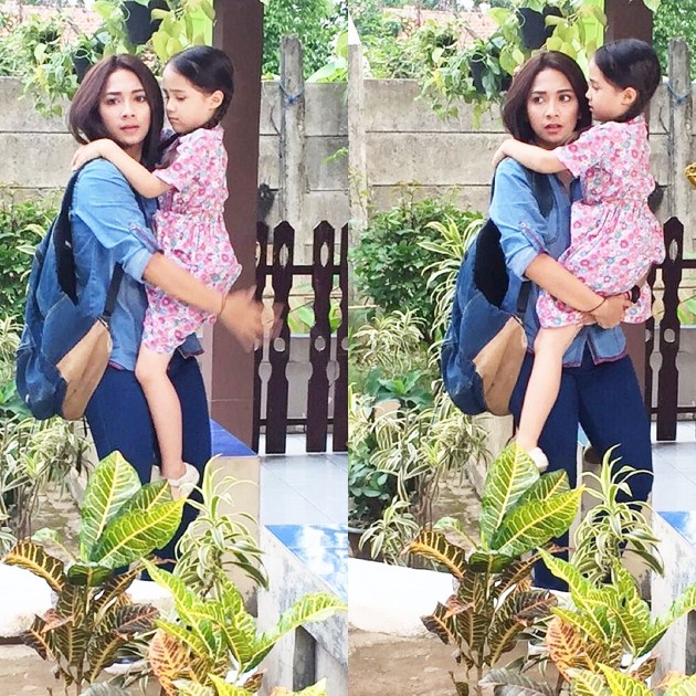 Gambar Foto Dinda Kirana dan Nicole Elizabeth Rossi Saat Syuting 'Elif Indonesia'