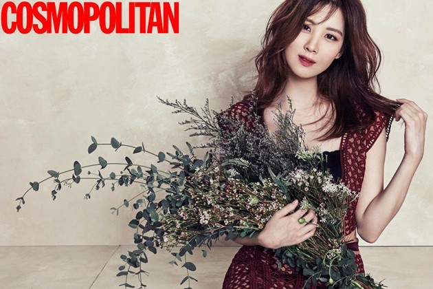Gambar Foto Seohyun Girls' Generation di Majalah Cosmopolitan Edisi Januari 2016