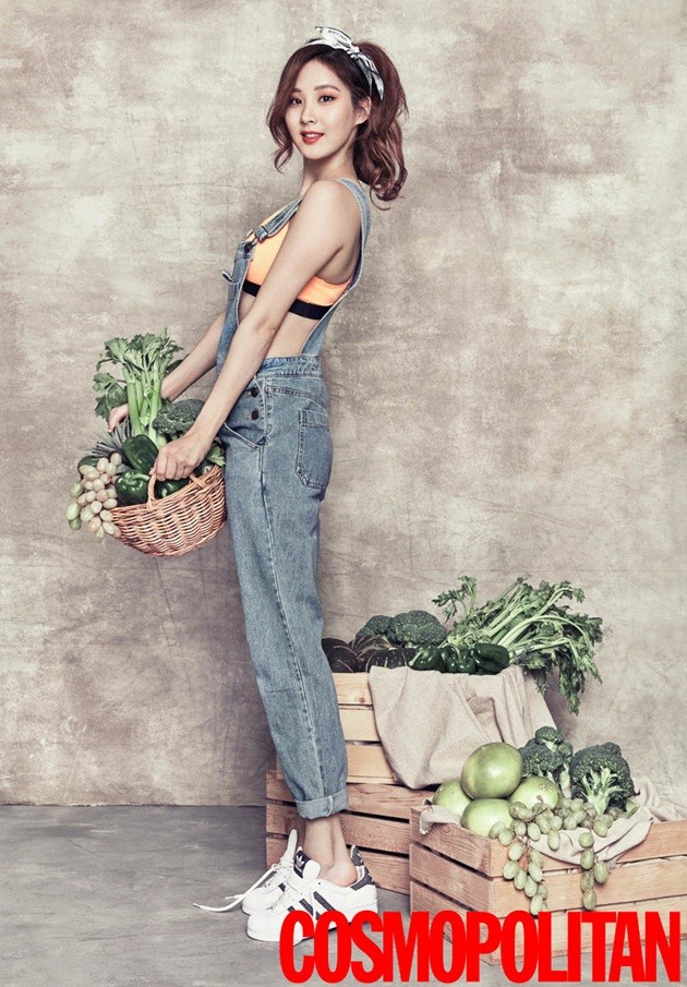 Gambar Foto Seohyun Girls' Generation di Majalah Cosmopolitan Edisi Januari 2016