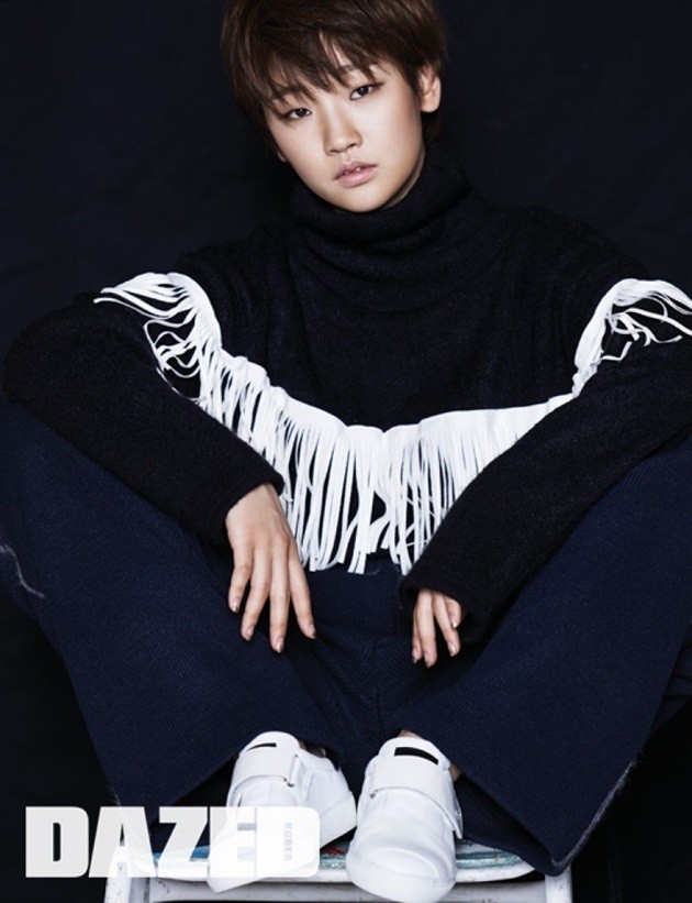 Gambar Foto Park So Dam di Majalah Dazed and Confused Edisi Januari 2016