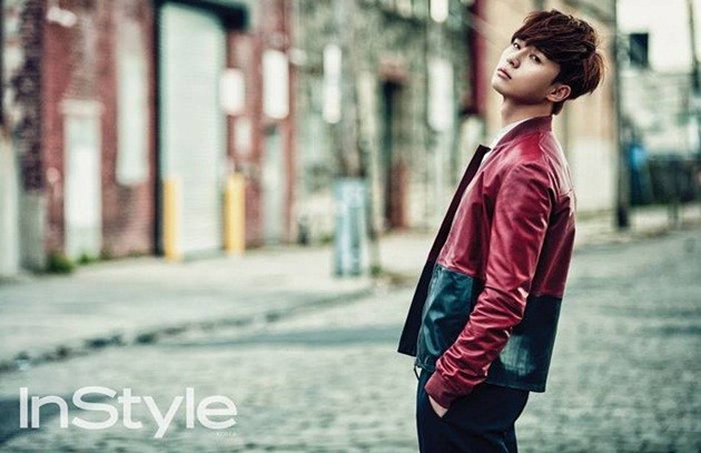 Gambar Foto Park Seo Joon di Majalah InStyle Edisi Januari 2016