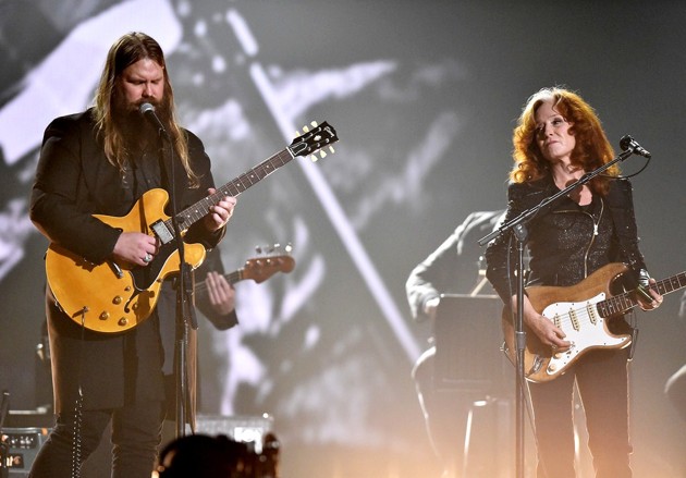 Gambar Foto Penampilan Gary Clark Jr.dan Bonnie Raitt di Grammy Awards 2016