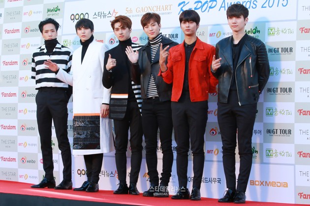 Foto VIXX di Red Carpet Gaon Chart K-Pop Awards 2016