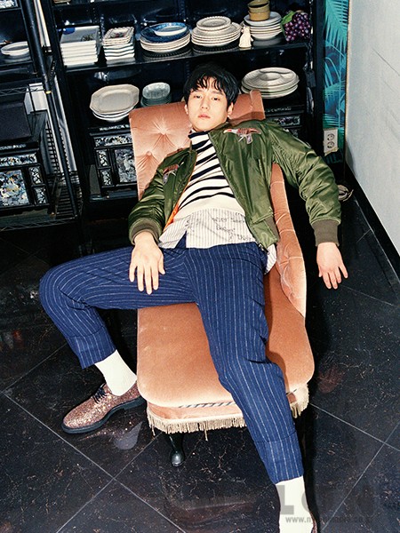 Gambar Foto Go Kyung Pyo di Majalah Nylon Edisi Januari 2016
