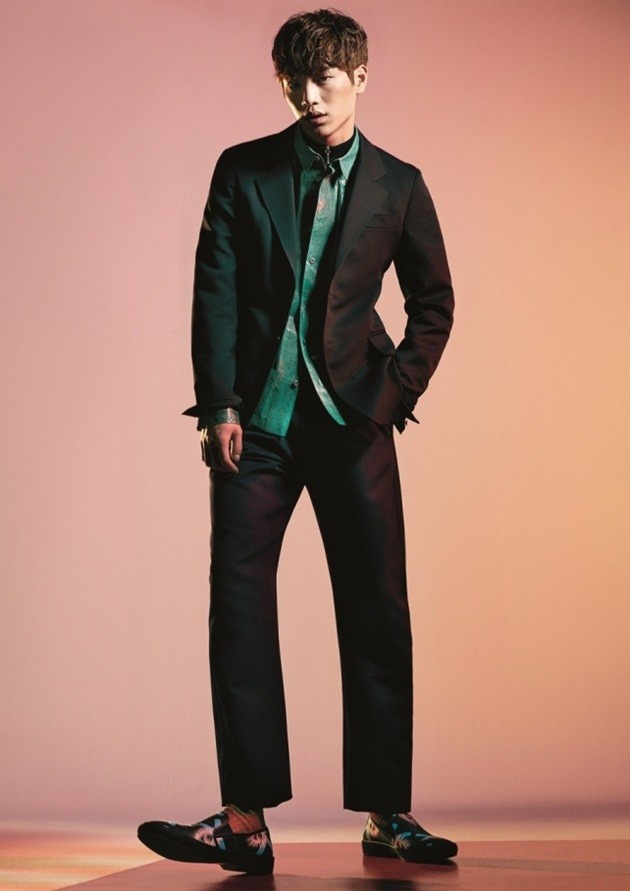 Gambar Foto Seo Kang Joon di Majalah Marie Claire Edisi Januari 2016