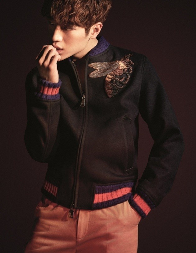 Gambar Foto Seo Kang Joon di Majalah Marie Claire Edisi Januari 2016