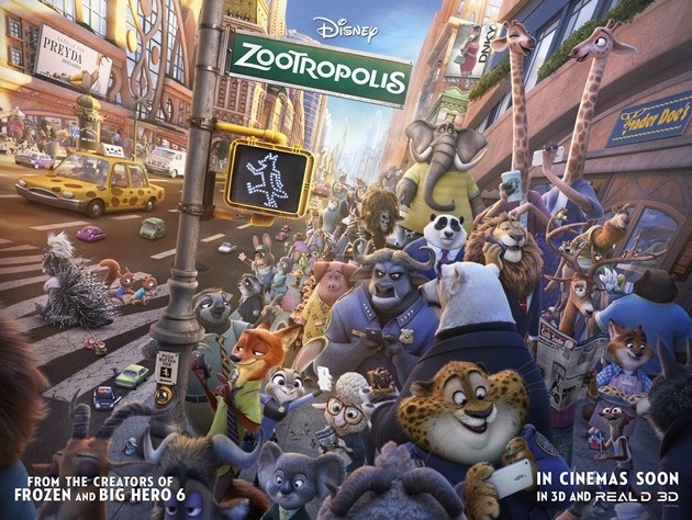 Gambar Foto 'Zootopia' Diproduksi oleh Walt Disney Pictures