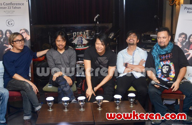 Gambar Foto Jumpa Pers Konser '22 Tahun Gigi Berkarya'