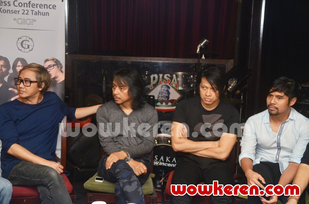Gambar Foto Jumpa Pers Konser '22 Tahun Gigi Berkarya'