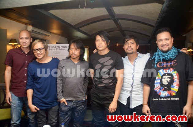 Gambar Foto Jumpa Pers Konser '22 Tahun Gigi Berkarya'