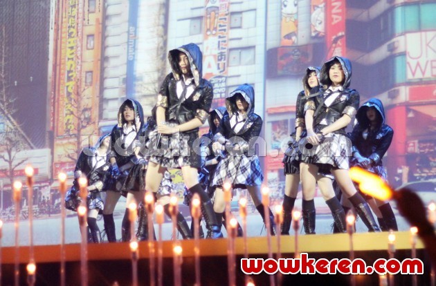 Gambar Foto JKT48 Meriahkan Panggung '1001 Kisah 23 Tahun ANTV'