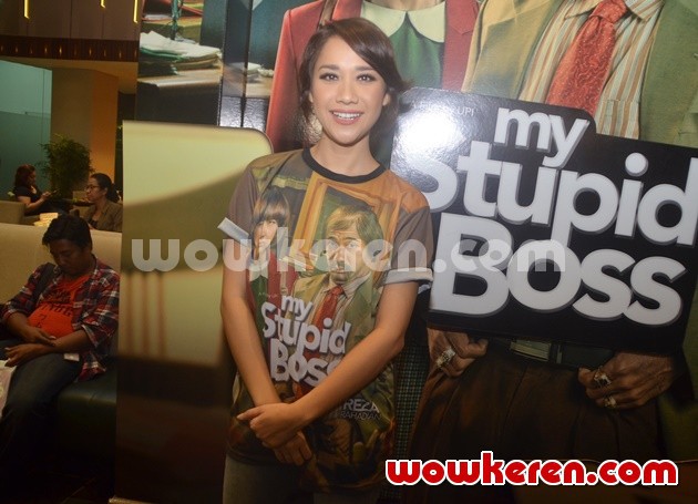 Gambar Foto Bunga Citra Lestari di Konferensi Pers Film 'My Stupid Boss'