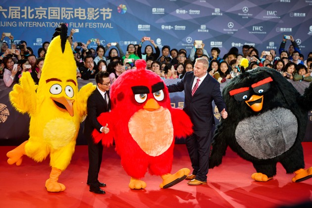 Gambar Foto Kawanan Angry Birds Hadir di Beijing International Film Festival 2016