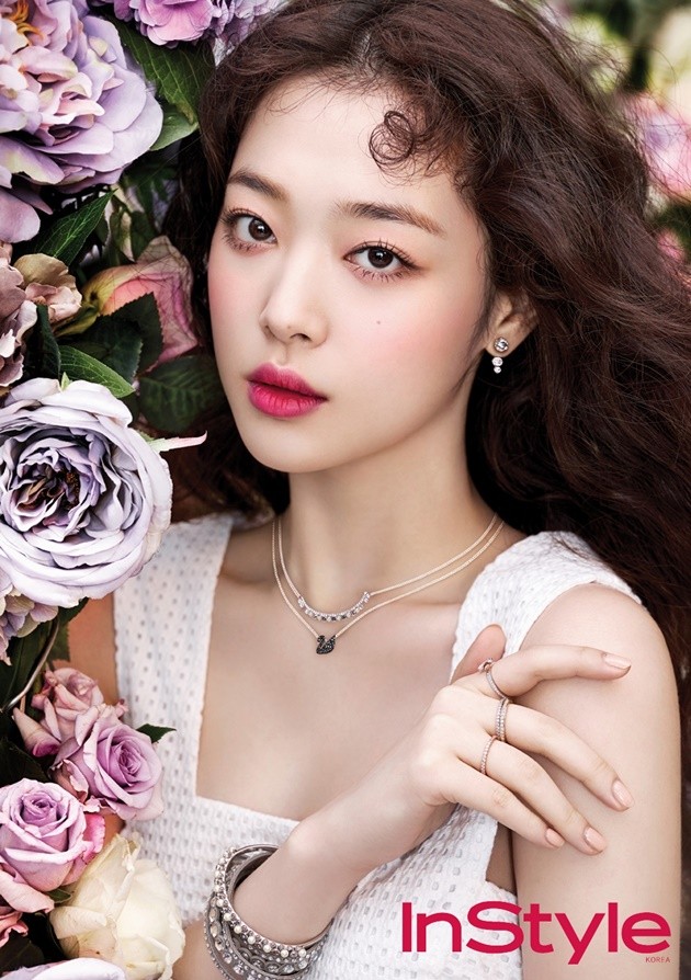 Gambar Foto Sulli di Majalah InStyle Edisi Mei 2016