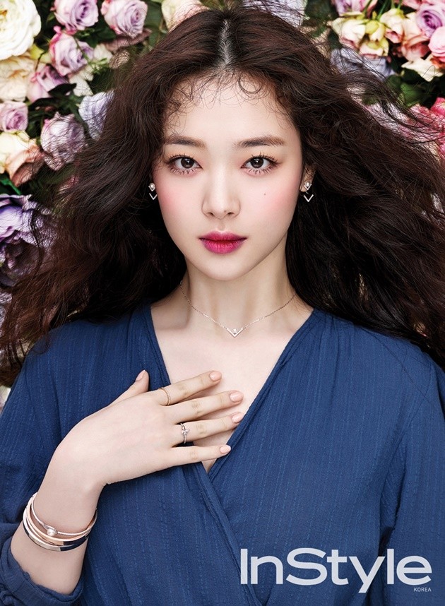 Gambar Foto Sulli di Majalah InStyle Edisi Mei 2016