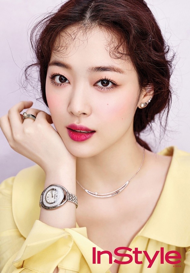 Gambar Foto Sulli di Majalah InStyle Edisi Mei 2016