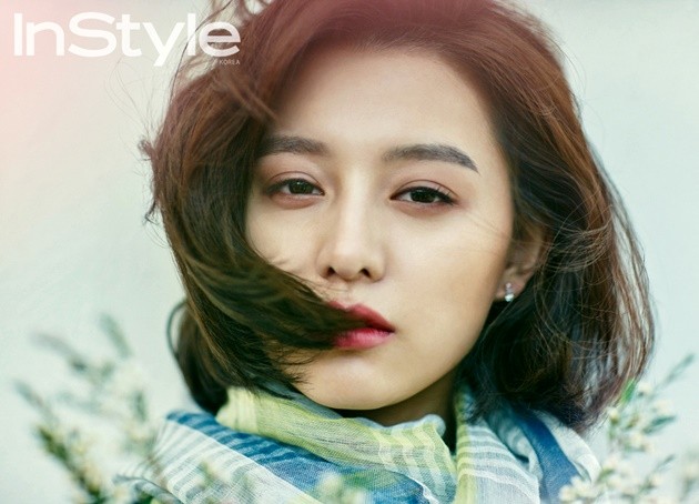 Gambar Foto Kim Ji Won di Majalah InStyle Edisi Mei 2016