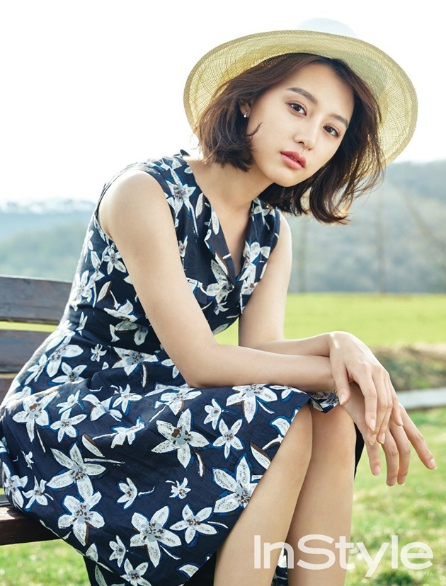 Gambar Foto Kim Ji Won di Majalah InStyle Edisi Mei 2016