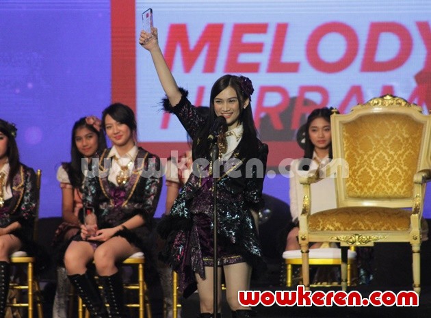 Gambar Foto Melody JKT48 di Pemilihan Member Single ke-13 'Membuat Perubahan'
