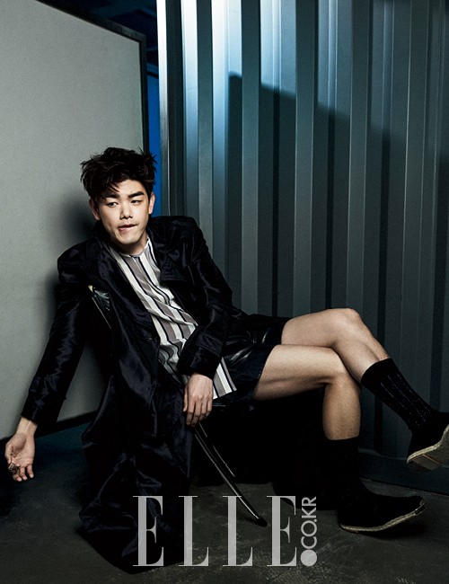 Gambar Foto Eric Nam di Majalah Elle Edisi April 2016
