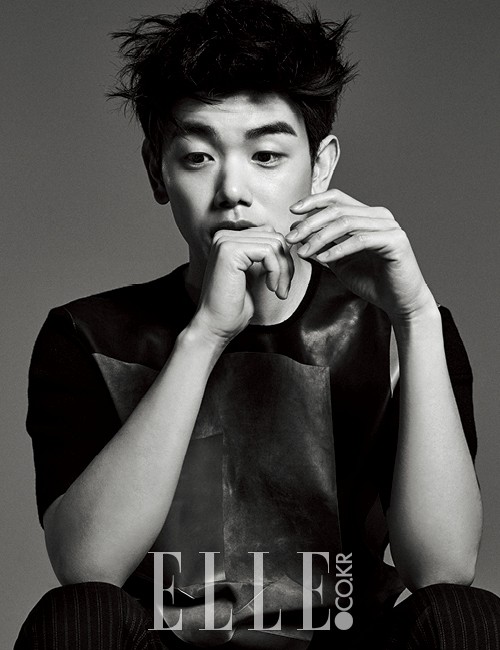 Gambar Foto Eric Nam di Majalah Elle Edisi April 2016