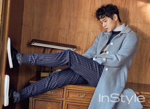 Gambar Foto Go Kyung Pyo di Majalah InStyle Edisi Januari 2016