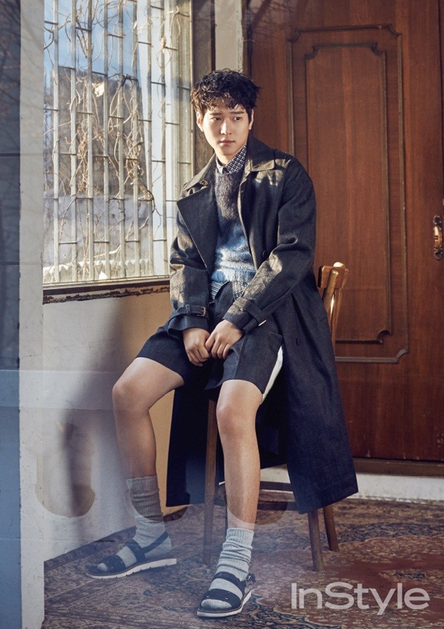 Gambar Foto Go Kyung Pyo di Majalah InStyle Edisi Januari 2016