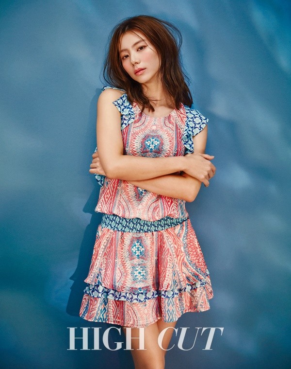 Gambar Foto Park Soo Jin di Majalah High Cut Vol. 171