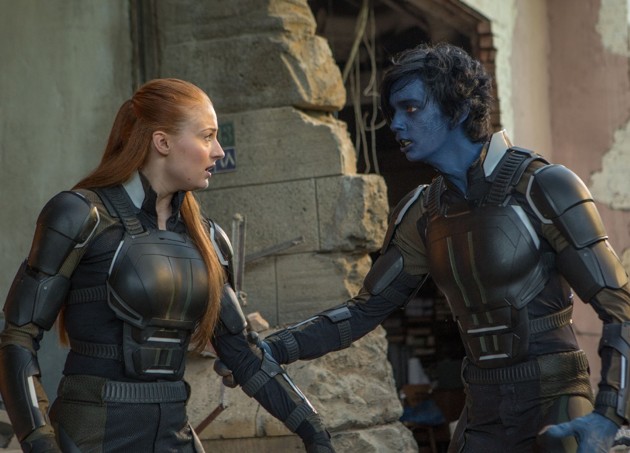 Gambar Foto Sophie Turner dan Kodi Smit-McPhee di Film 'X-Men: Apocalypse'