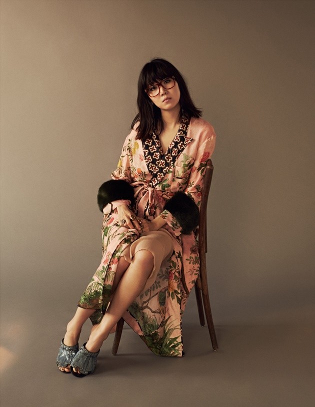 Gambar Foto Gong Hyo Jin di Majalah Elle Edisi April 2016