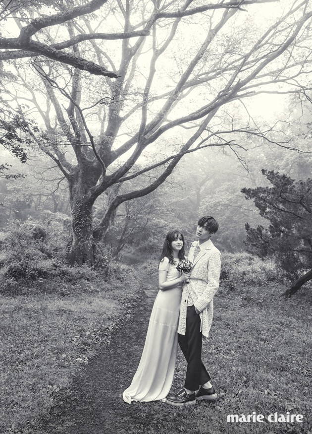 Foto PreWedding Ahn Jae Hyun dan Goo Hye Sun di Majalah